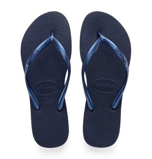 Slim Flip Flops in Navy