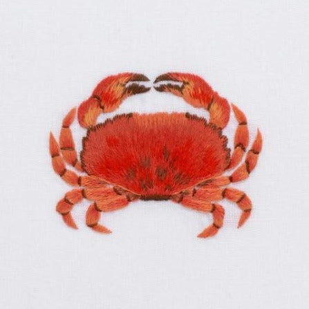 Embroidered Crab Everyday Towel
