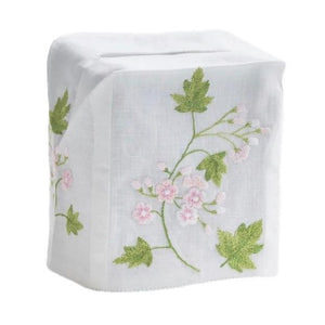 Spring Flower Tissue Box Cover in Pink