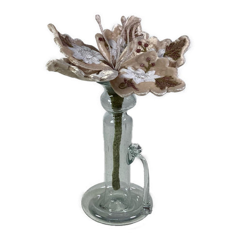 Aristo Silk Velvet Flower in Cashmere