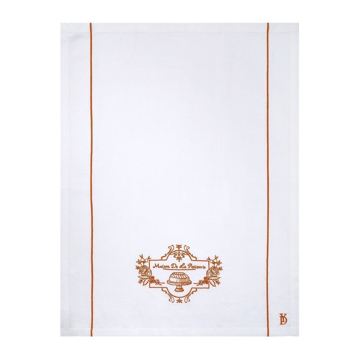 Delice Embroidered Tea Towel