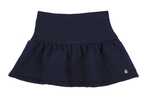 Lorina Quilted Skirt in Navy
