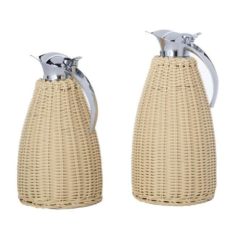 Wicker Wrapped Thermos