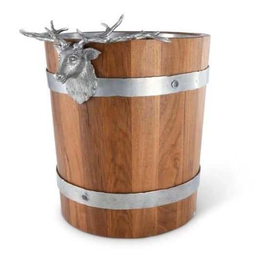 Elk Wood Pail Ice Bucket