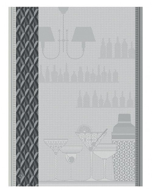 Ambiance Tea Towel in Silver