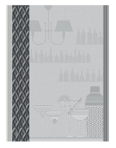 Ambiance Tea Towel in Silver
