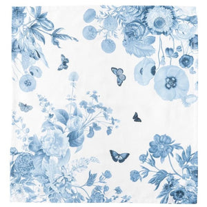 Field of Flowers Dinner Napkin in Chambray