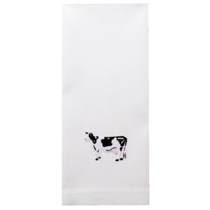 Embroidered Cow Everyday Towel