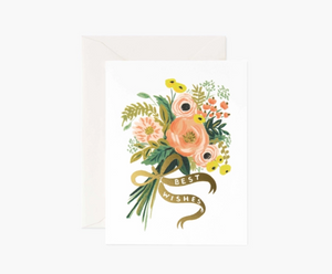 Best Wishes Bouquet Card