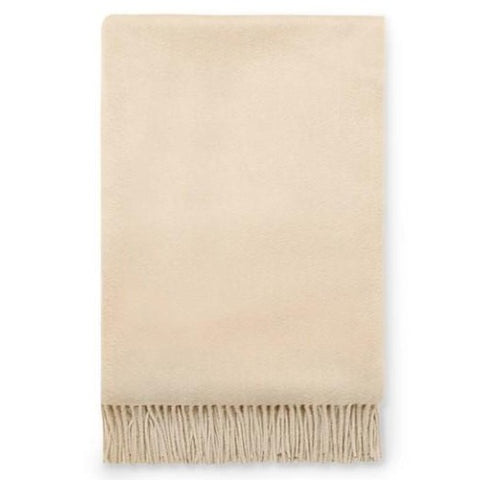 Dorsey Cashmere Throw in Champagne