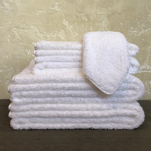 Cairo Straight Towels in White