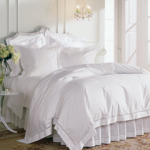 Francesca Duvet Cover in White