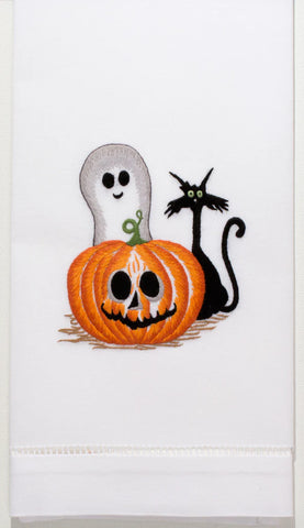 Halloween Friends Embroidered Everyday Towel