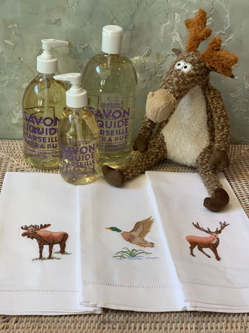 Embroidered Moose Everyday Towel