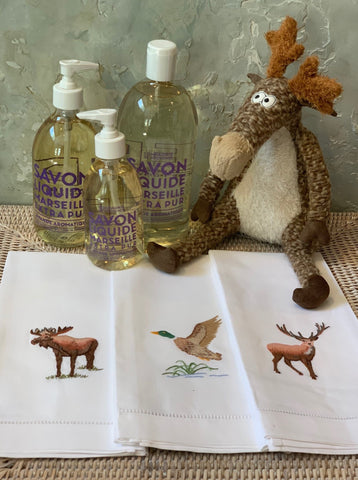 Embroidered Stag Everyday Towel