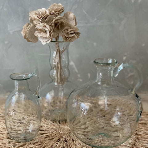 San Rocco Vase in Clear Glass