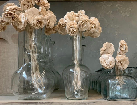 Bagno Carré Vase Sans Anse in Clear Glass