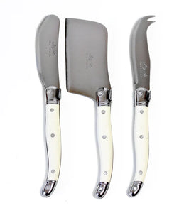Laguiole Cheese Knife Set in Ivory