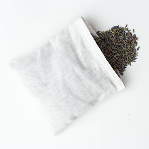 Honey Bees Embroidered Lavender-Filled Linen Sachet