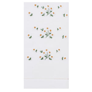 Embroidered Daisy Scatter Everyday Towel