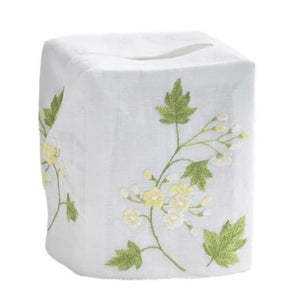 Spring Flower Tissue Box Cover in Yellow