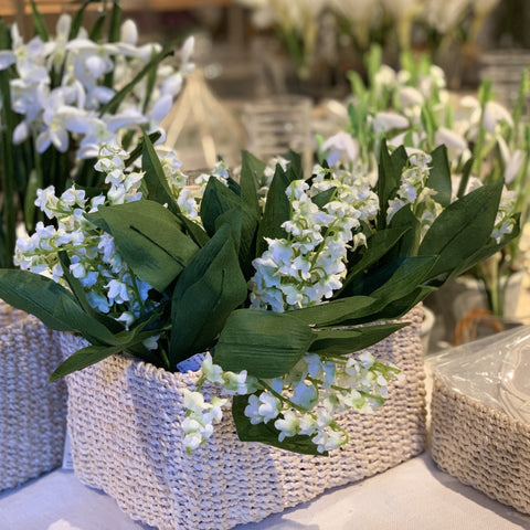 Lily of the Valley Stem in White