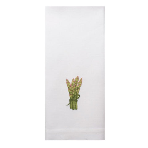 Embroidered Asparagus Everyday Towel