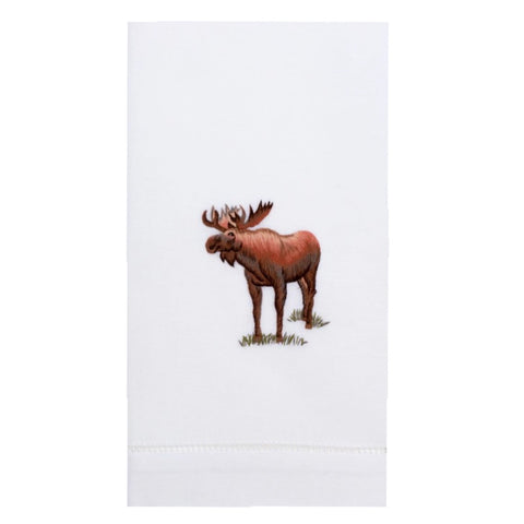 Embroidered Moose Everyday Towel