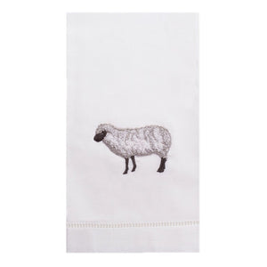 Embroidered Sheep Everyday Towel