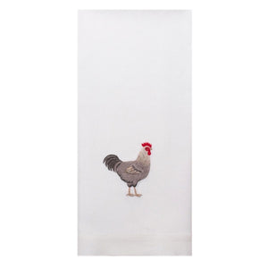 Embroidered Rooster Everyday Towel
