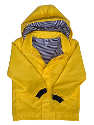 Children's Hooded Rain Jacket in Yellow