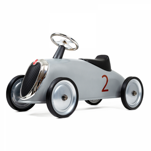 Rider Rideable Push Car in Silver