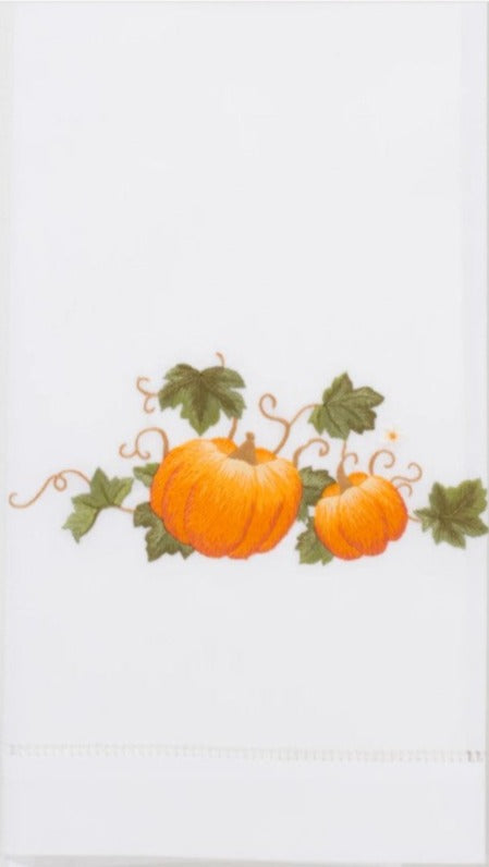Pumpkins Grande Embroidered Everyday Towel