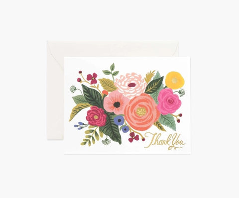 Juliet Rose Thank You Card