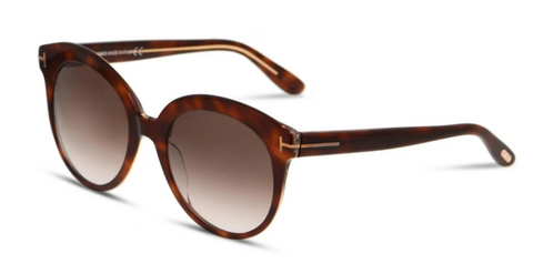 Monica Acetate Sunglasses in Havana Tortoise + Brown Gradient
