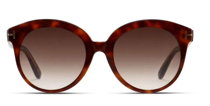 Monica Acetate Sunglasses in Havana Tortoise + Brown Gradient