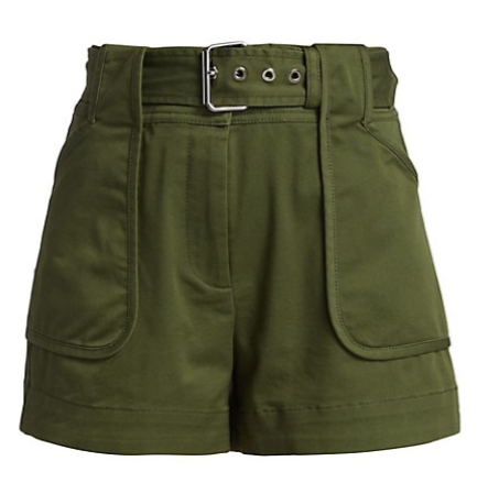Monterey Belted Shorts in Fatigue
