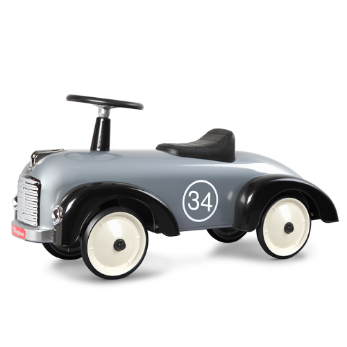 Speedster Rideable Push Car in Silver