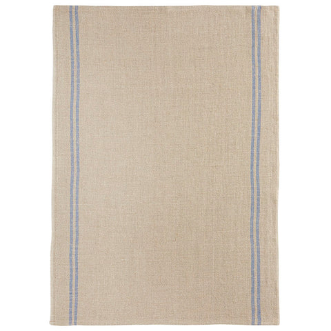 Country Tea Towel in Linen + Bleu