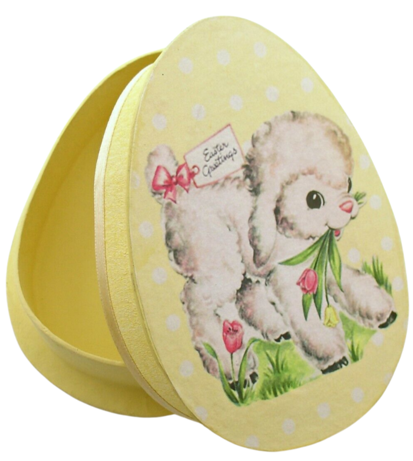 Retro Easter Mini Box in Yellow