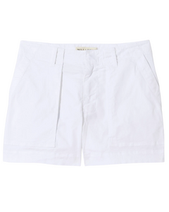 Utility Shorts in White