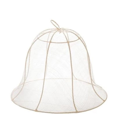 Large Ivory Round Bell Food Cover Set