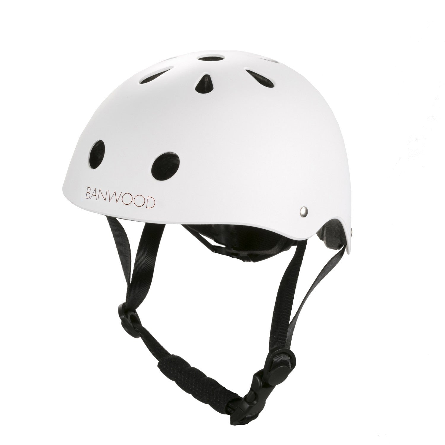 bike helmet trendy Banwood Classic Kids Helmet White S