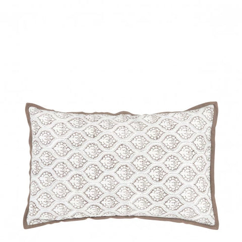 Ananda Cotton Decorative Pillow in Taupe