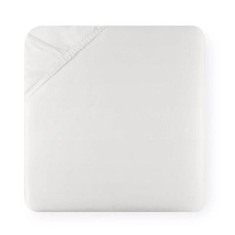 Diamante Fitted Sheet in White