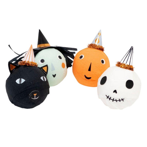 Vintage Halloween Surprise Balls with Hats!