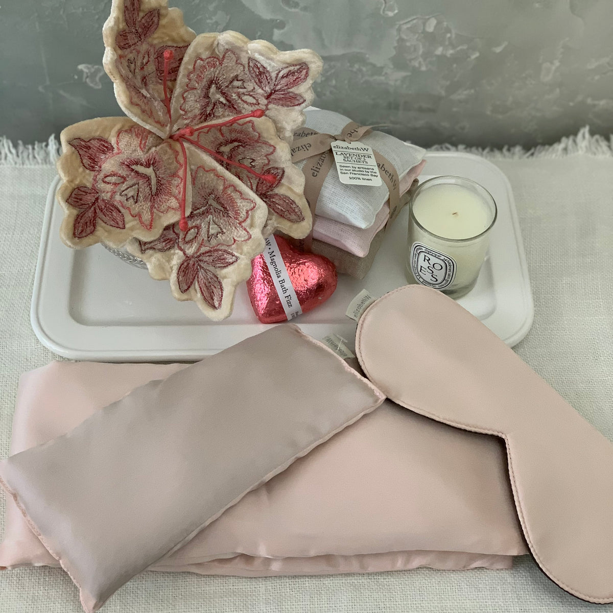 Silk Hot/Cold Pack in Pink | European décor for the modern household