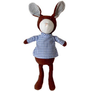Lucas Rabbit in Gingham Shirt