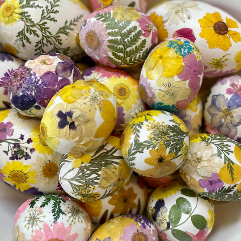 Bespoke Botanical Easter Eggs