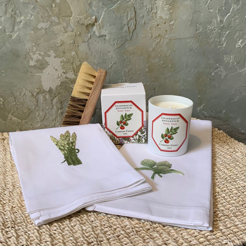 Embroidered Asparagus Everyday Towel
